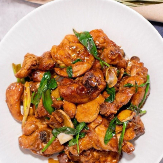 Three Cup Chicken Claypot