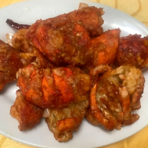 Deep Fried Lobster with Spicy Sauce