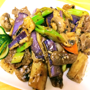 Beef with Eggplant