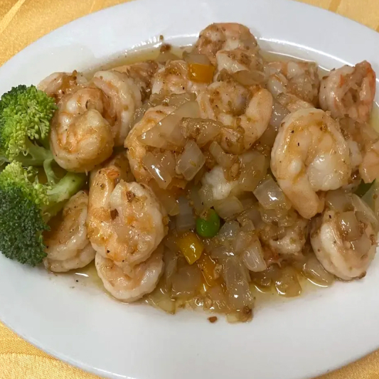 Whole Shrimps with Butter