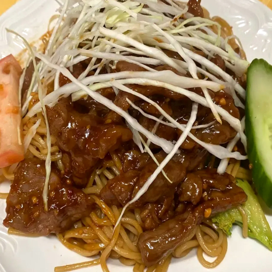 Guyana Style Beef Lo Mein