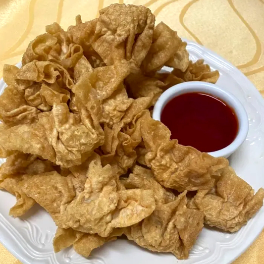 Sweet and Sour Fried Wontons