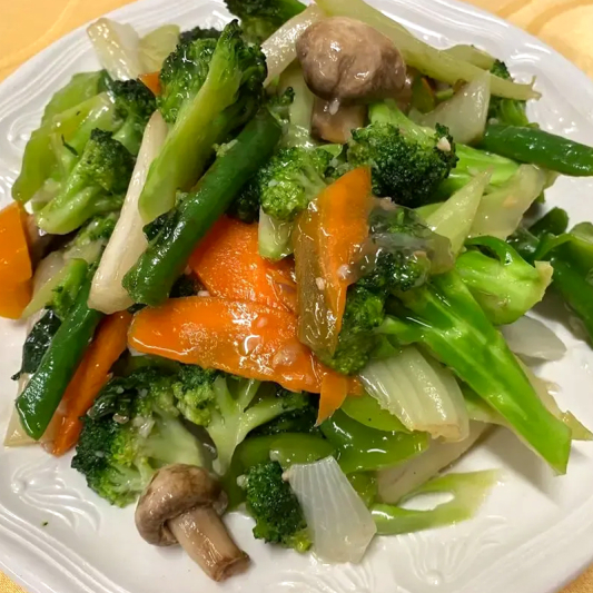Stir Fried Mixed Chinese Vegetables