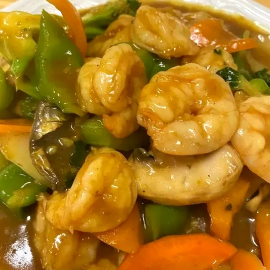 Shrimp with Curry Sauce