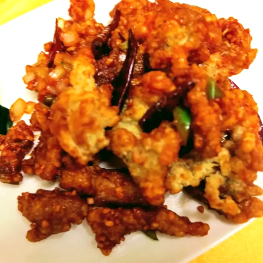 Dry Chili Chicken (Hot and Spicy)