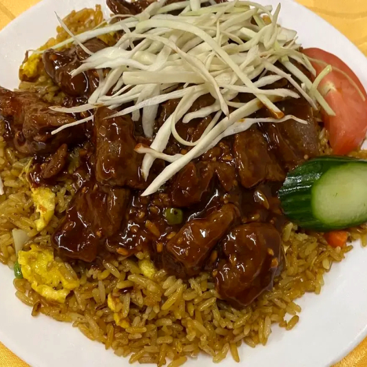 Guyana Style Beef Fried Rice