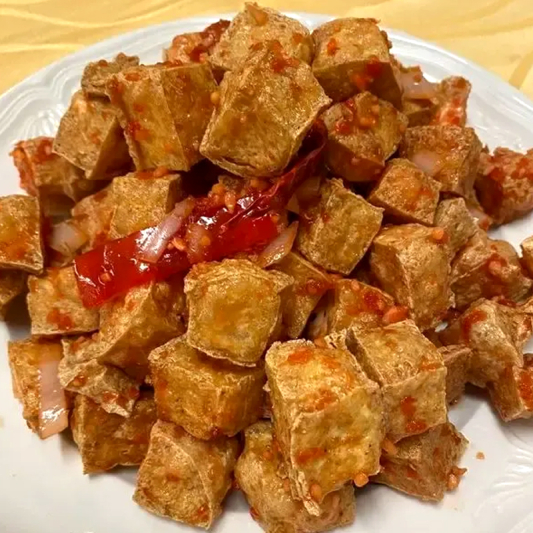 Deep Fried Tofu with Spicy Sauce