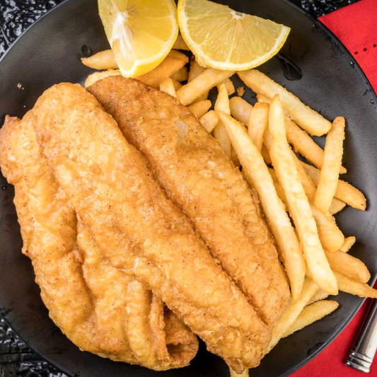 Fish & Chips with Coleslaw