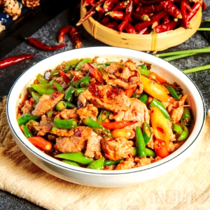 Stir-Fried Pork with Green Chili