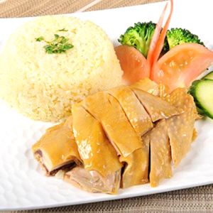 Double Boiled Chicken with Rice
