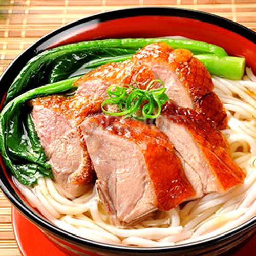 Roast Duck with Thick Vermicelli Soup