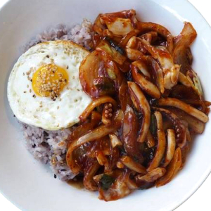 Squid with Rice 오징어덮밥 