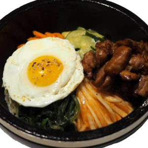 Stone Pot Chicken Bibimbap 돌솥 치킨비빔밥