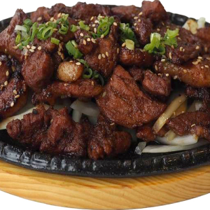 Hot Plate Grilled Pork Galbi 철판 돼지갈비 정식 