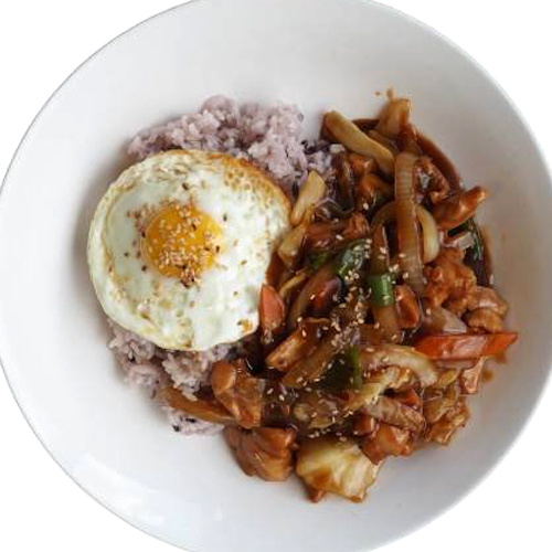 Teriyaki Chicken with Rice 치킨데리야끼덮밥 