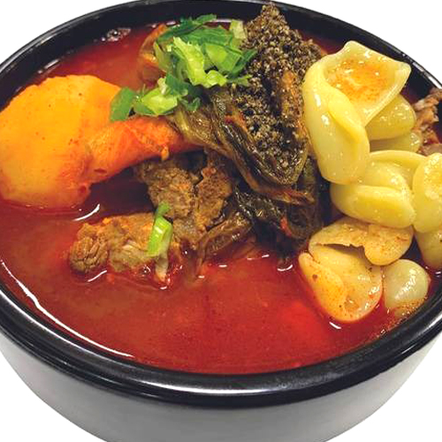 Sujebi Pork Bone Soup 수제비 감자탕 