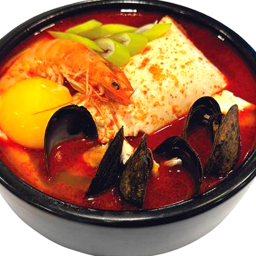 Seafood Soft Tofu Soup 해물순두부찌개 