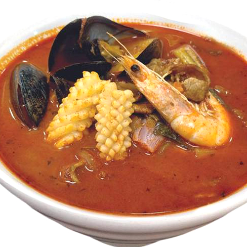Korean Style Spicy Seafood Noodle Soup 해물짬뽕 