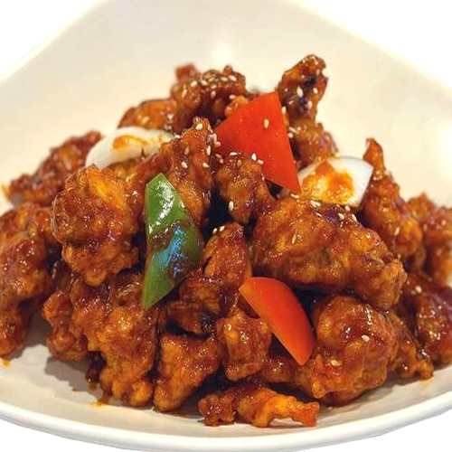 Kkanppunggi (Spicy Sweet and Sour Fried Chicken) 깐풍기 