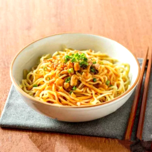 Golden Spicy Cold Noodles