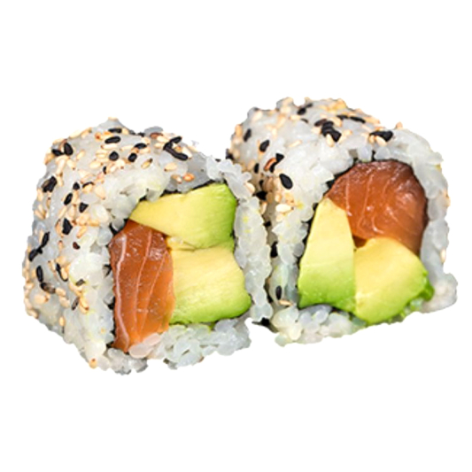 Spicy Salmon & Avocado Maki Roll
