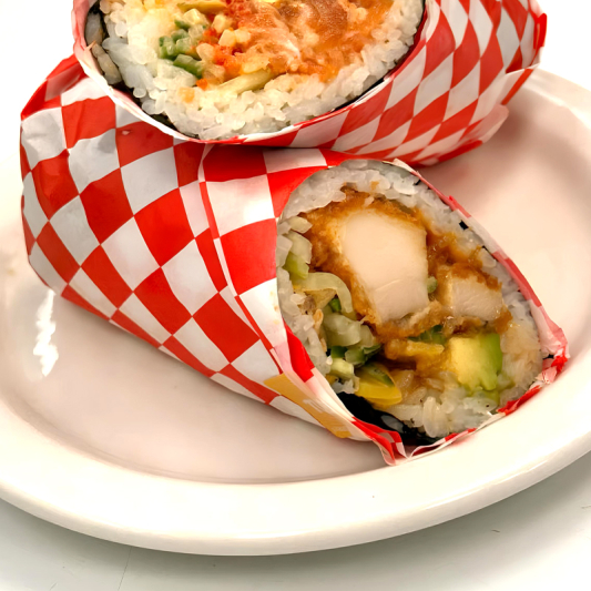 Hot Karaage Sushi Burrito