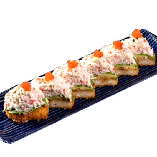 Spicy Crab & Avocado Pizza