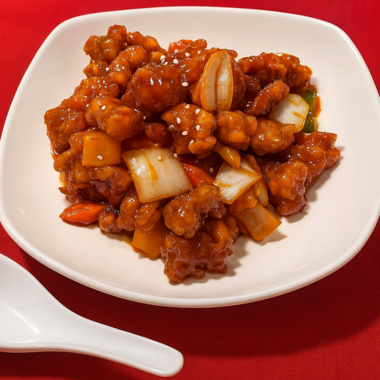 Pineapple Sweet and Sour Chicken 菠萝咕咾鸡 