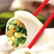 Chive & Egg & Shrimp Dumpling 韭菜鸡蛋虾仁