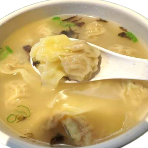 Pork & Shrimp Wonton Soup (10 pcs) 猪肉鲜虾馄饨汤10个