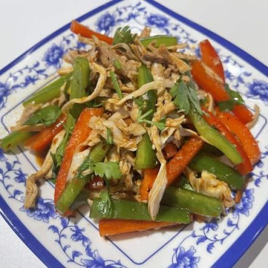 Sichuan Shredded Spicy Chicken Salad 椒麻手撕鸡