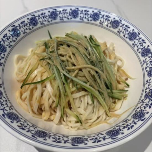 Sesame Paste Cold Noodles 麻酱素凉面 