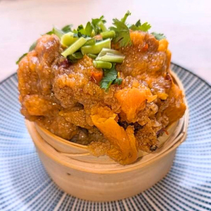 42. Steamed Pork Ribs with Rice Powder  粉蒸排骨