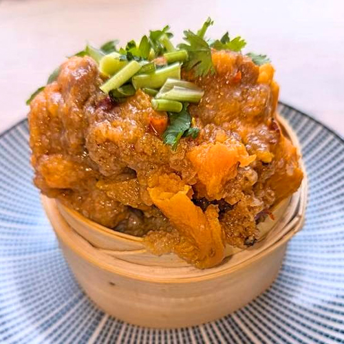 42. Steamed Pork Ribs with Rice Powder  粉蒸排骨