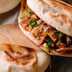 Chinese Marinated Pork Burger 肉夹馍