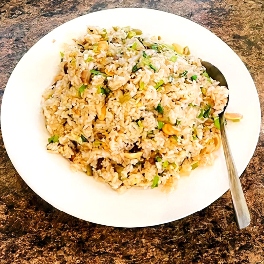 Bacon and Peanuts Fried Rice (Lunch) 生炒油饭