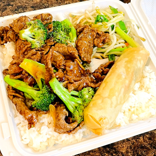 Beef with Broccoli Lunch Combo 西兰花牛肉套餐