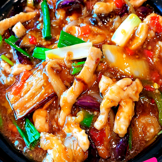 Yu-Shiang Eggplant in Clay Pot 鱼香茄子煲