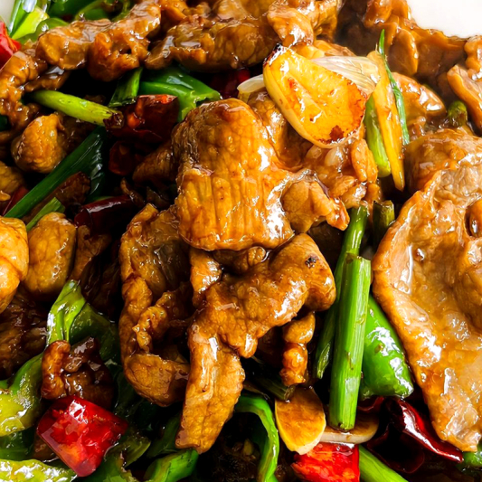 Spicy Pork Shoulder Stir-Fried 炝炒猪腿肉