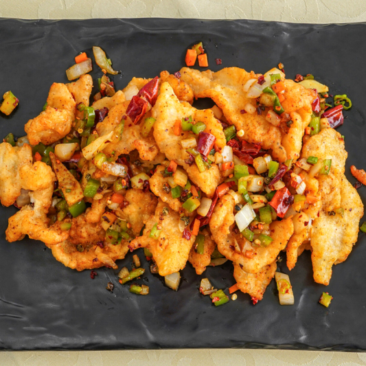 Deep-Fried Fish with Chili 干椒鱼块