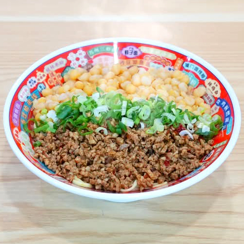 Dry Peas and Minced Meat Noodles 豌杂面 (干拌)