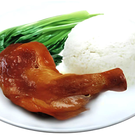 BBQ Chicken Leg Combo 明炉叉烧饭