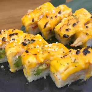 Shrimp Aburi Oshi Sushi