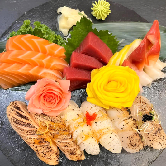 Torched Sushi and Sashimi Combo (15 pcs)