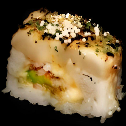 Scallop Aburi Oshi Sushi