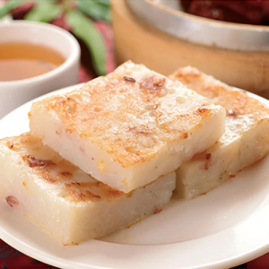 Pan-Fried Radish Cake 煎萝卜糕