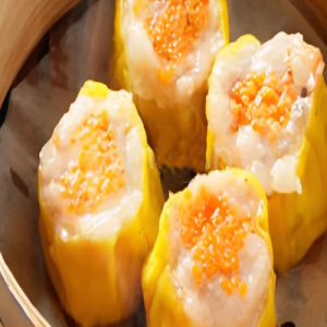 Fish Roe & Pork Shui Mai 鱼籽烧卖