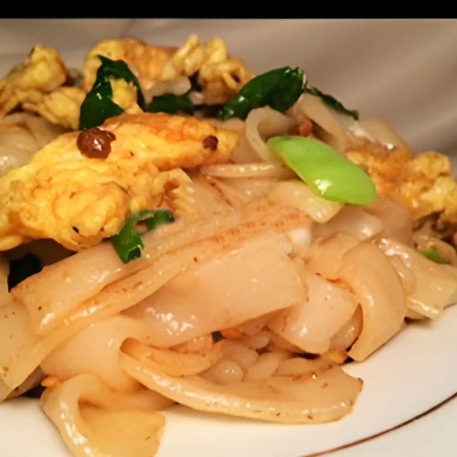 Mixed Vegetable Chow Fun 干炒素菜河粉