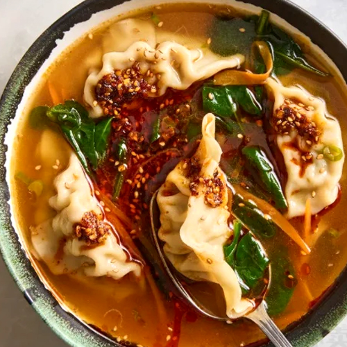 Braised Beef Sirloin Dumpling Soup 柱侯牛腩水饺面