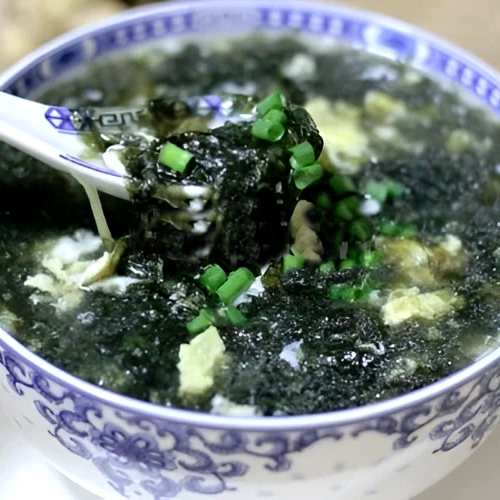 Seaweed Tofu Chicken Soup 紫菜豆腐鸡汤